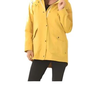 OOPÉRA BY LINDI LINED RAINCOAT IN YELLOW - J2410 Size Large Women’s